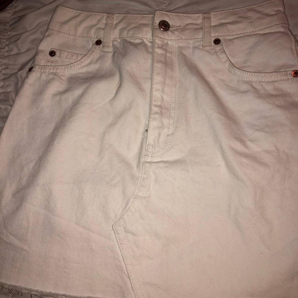 Top Shop white skirt